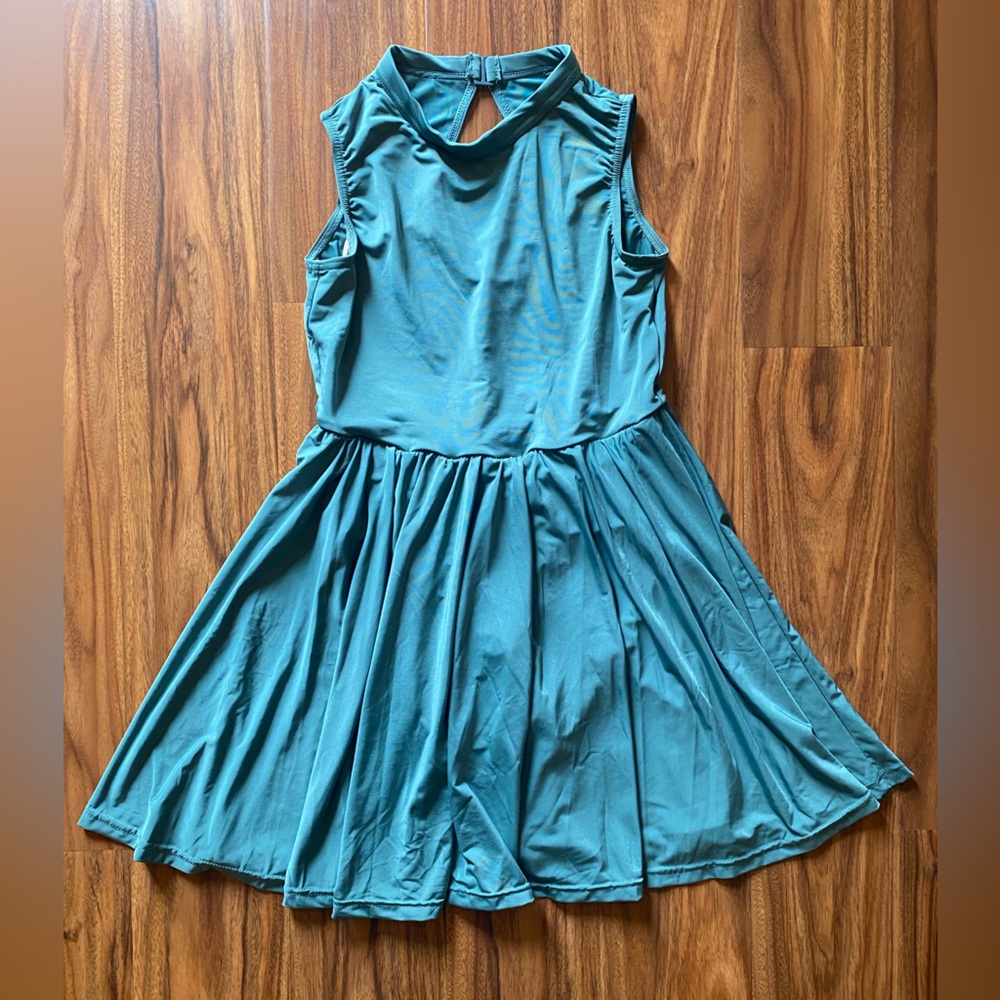 Balera Keyhole Back Skater Dress DANCE COSTUME Dress leotard size Large Child LC